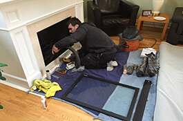 Gas Fireplace Cleaning - Home